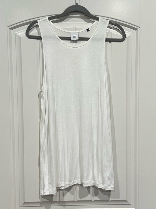 CAbi Tops - Cabi Sleeveless White Tank Top